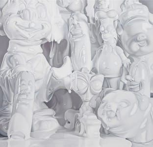 Artwork Title: White paint