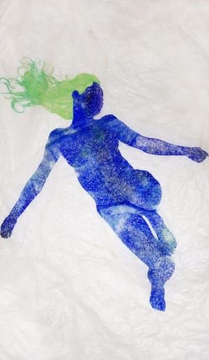 Artwork Title: Star Tales - whit floating - detail of #15