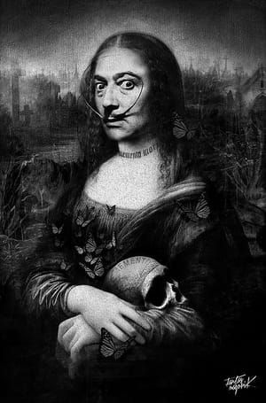Artwork Title: Mona Lisa Dali