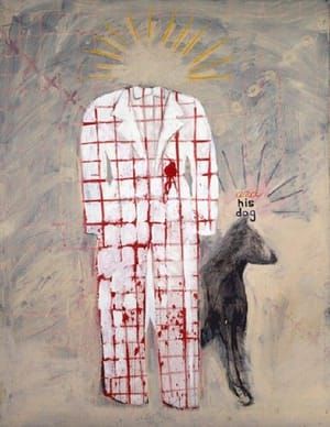 Artwork Title: Formal Painting And His Dog