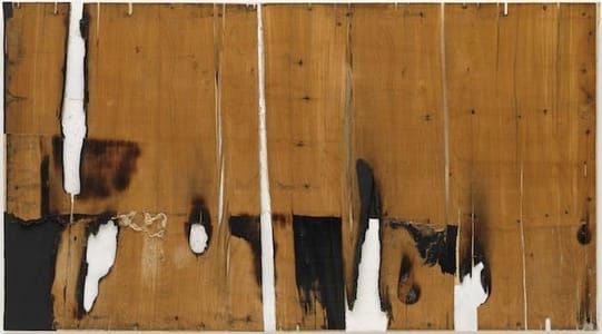 Artwork Title: Legno e bianco I (Wood and White I)