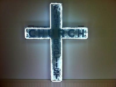 Artwork Title: Untitled (neon Cross)