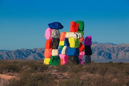 Artwork Title: Seven Magic Mountains, Las Vegas, Nevada