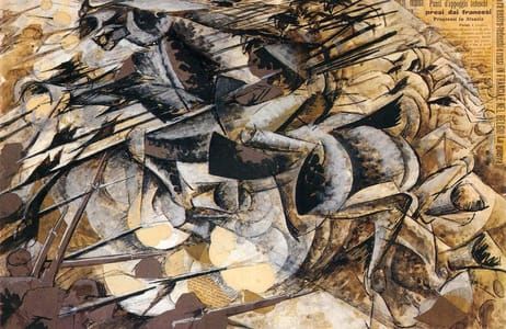 Artwork Title: The Charge Of The Lancers