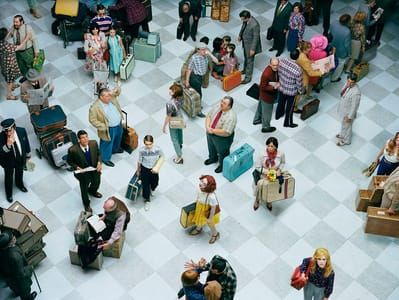 Artwork Title: Crowd #7 (bob Hope Airport)