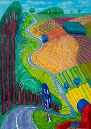 Artwork Title: Going Up Garrowby Hill