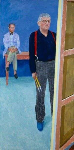 Artwork Title: Self Portrait with Charlie