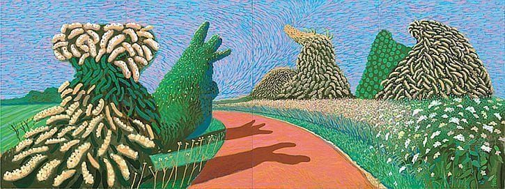 Artwork Title: May Blossom on the Roman Road