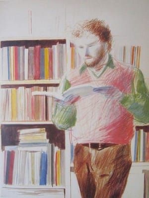 Artwork Title: Kitaj in his Studio