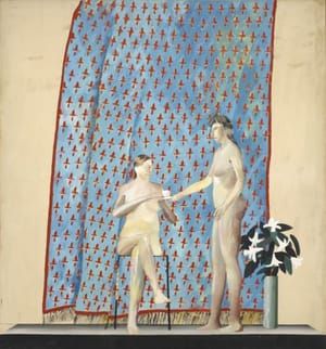 Artwork Title: Seated Woman Being Served Tea by Standing Companion