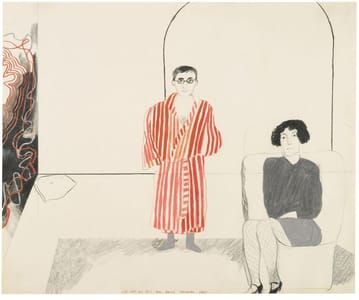 Artwork Title: Portrait of Kas and Jane, December