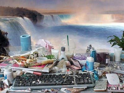 Artwork Title: You Are Standing in an Open Field (Waterfall)