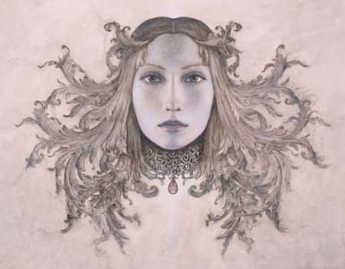Artwork Title: Portrait Of An Ethereal Woman