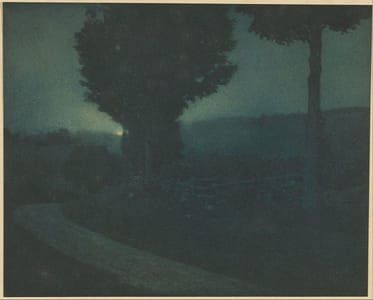 Artwork Title: Road into the Valley - Moonrise