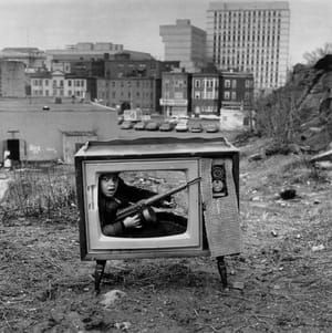 Artwork Title: Boy in TV Set