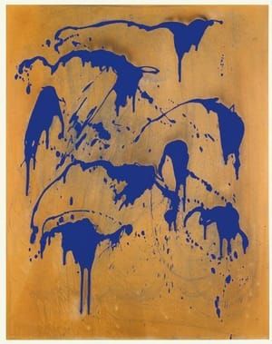 Artwork Title: Untitled Fire Colour Painting