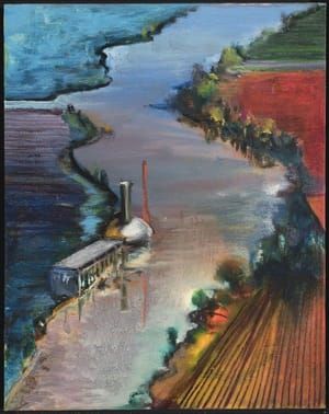 Artwork Title: Night River