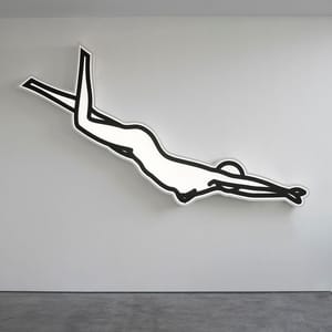 Artwork Title: Christine swimming 01