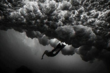 Artwork Title: Mark Under Breaking Wave (b-114)