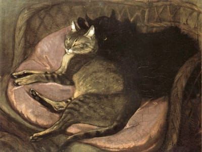 Artwork Title: Two Cats