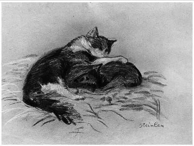 Artwork Title: Les Deux Chats