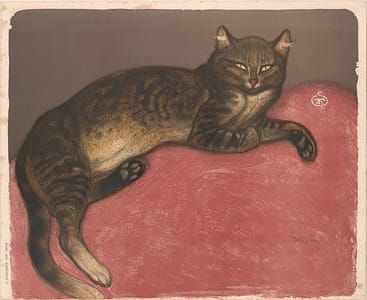 Artwork Title: Winter: Cat on a Cushion