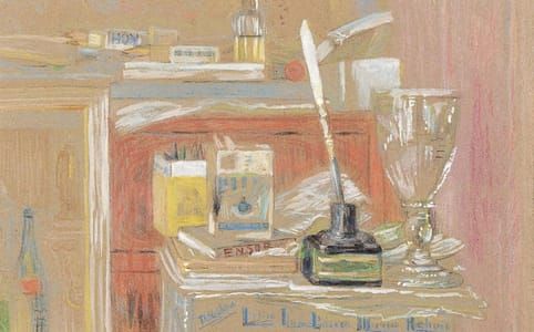 Artwork Title: Still Life with Inkwell (Nature morte à l'encrier)