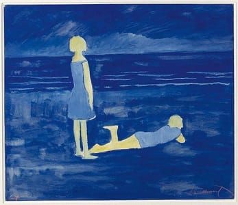 Artwork Title: Jeunes femmes à la plage