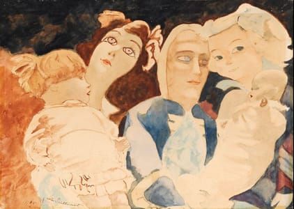 Artwork Title: Les Poupées