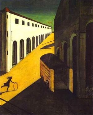 Artwork Title: Misterio Y Melancolía En Una Calle