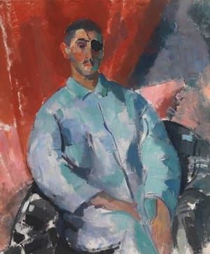 Artwork Title: Self-portrait With Black Eye Patch