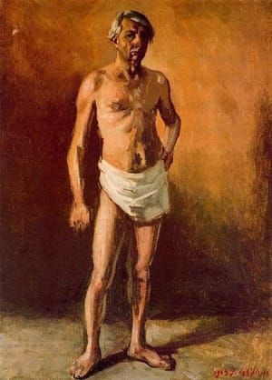 Artwork Title: Nude Self Portrait