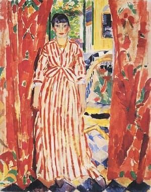 Artwork Title: Les Rideaux Rouges (the Red Curtains)