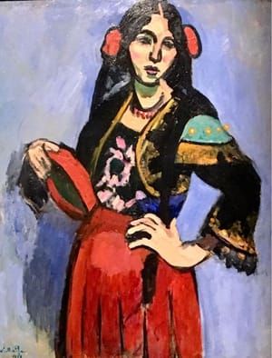 Artwork Title: L’espagnole au tambourin