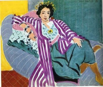 Artwork Title: Small Odalisque in Purple Robe