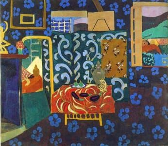 Artwork Title: Interior with Eggplants