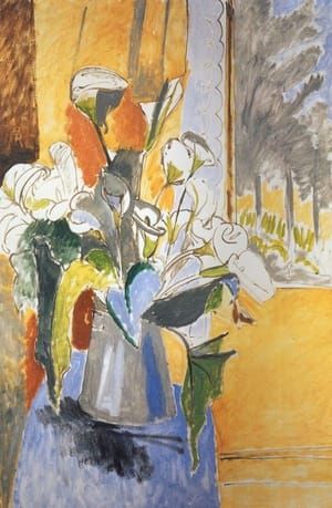 Artwork Title: Bouquet of Flowers on a Veranda