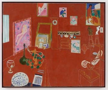 Artwork Title: Red studio