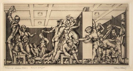 Artwork Title: Ymca Locker Room
