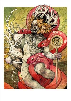 Artwork Title: Serpents Unleashed
