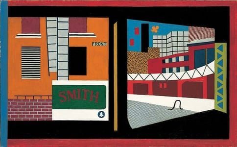 Artwork Title: House And Street