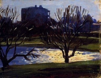 Artwork Title: Gleam on the Lake