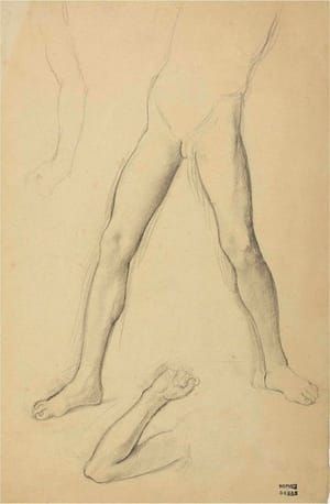 Artwork Title: Étude pour Alexandre et Bucéphale