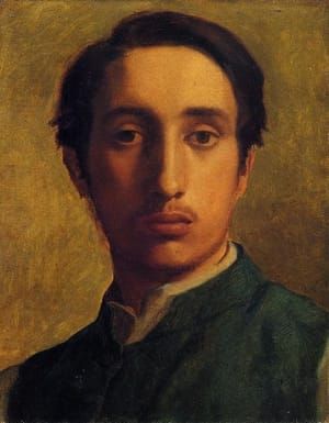 Artwork Title: Rene De Gas in a Green Jacket