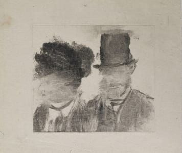 Artwork Title: Heads of a Man and a Woman