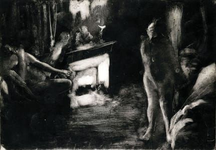 Artwork Title: The Fireside