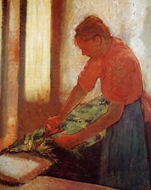 Artwork Title: Woman Ironing