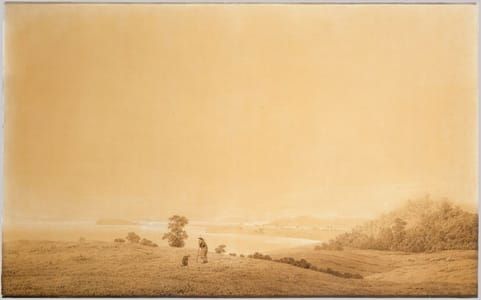 Artwork Title: Eastern Coast of Rügen Island with Shepherd
