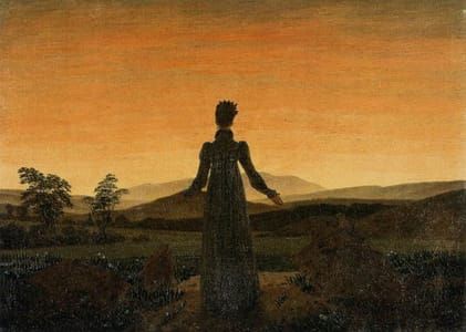 Artwork Title: Woman Before The Rising Sun