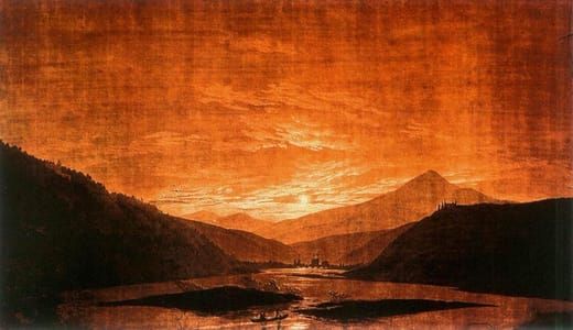 Artwork Title: Mountainous River Landscape